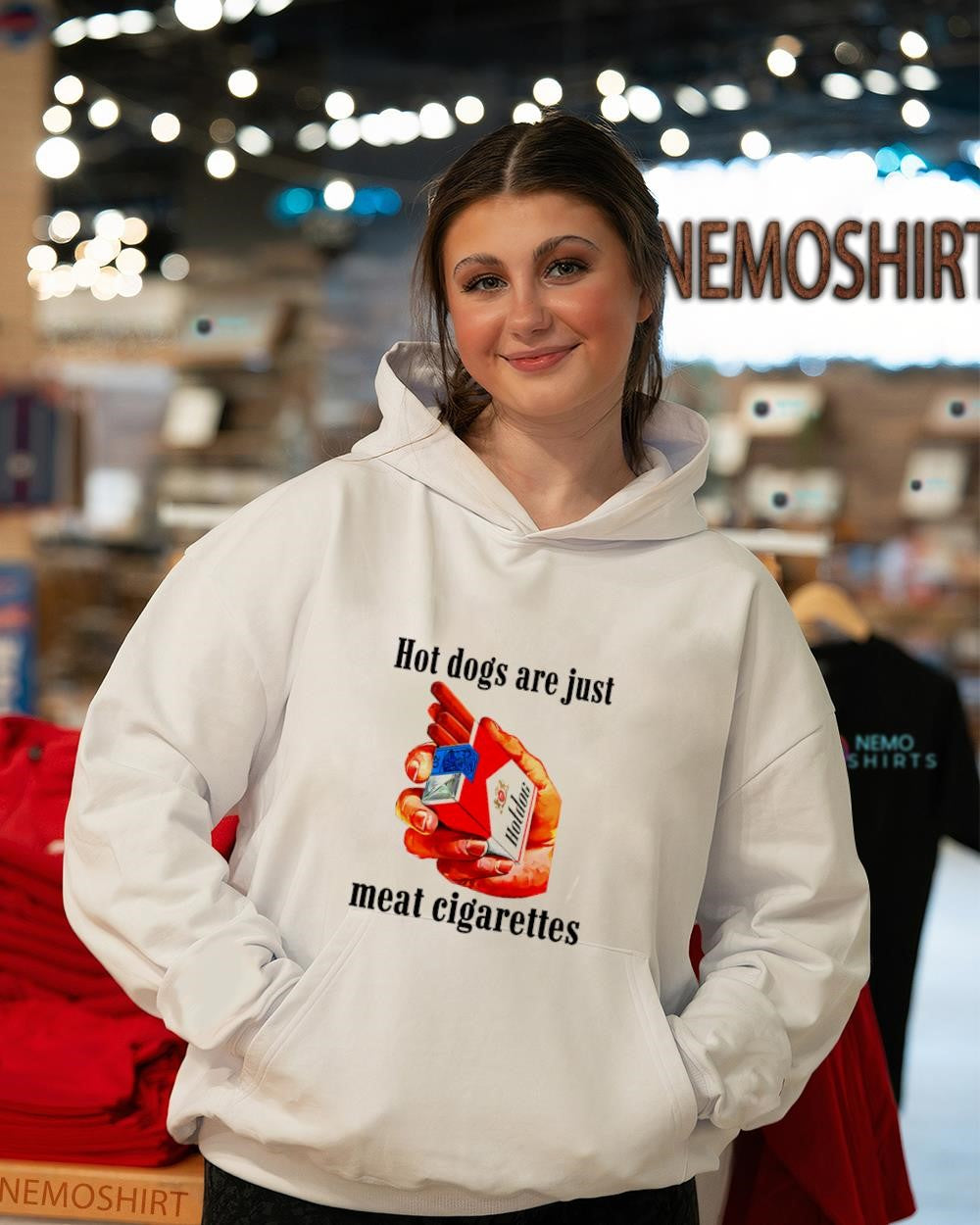 Dogs are just meat cigarettes shirt