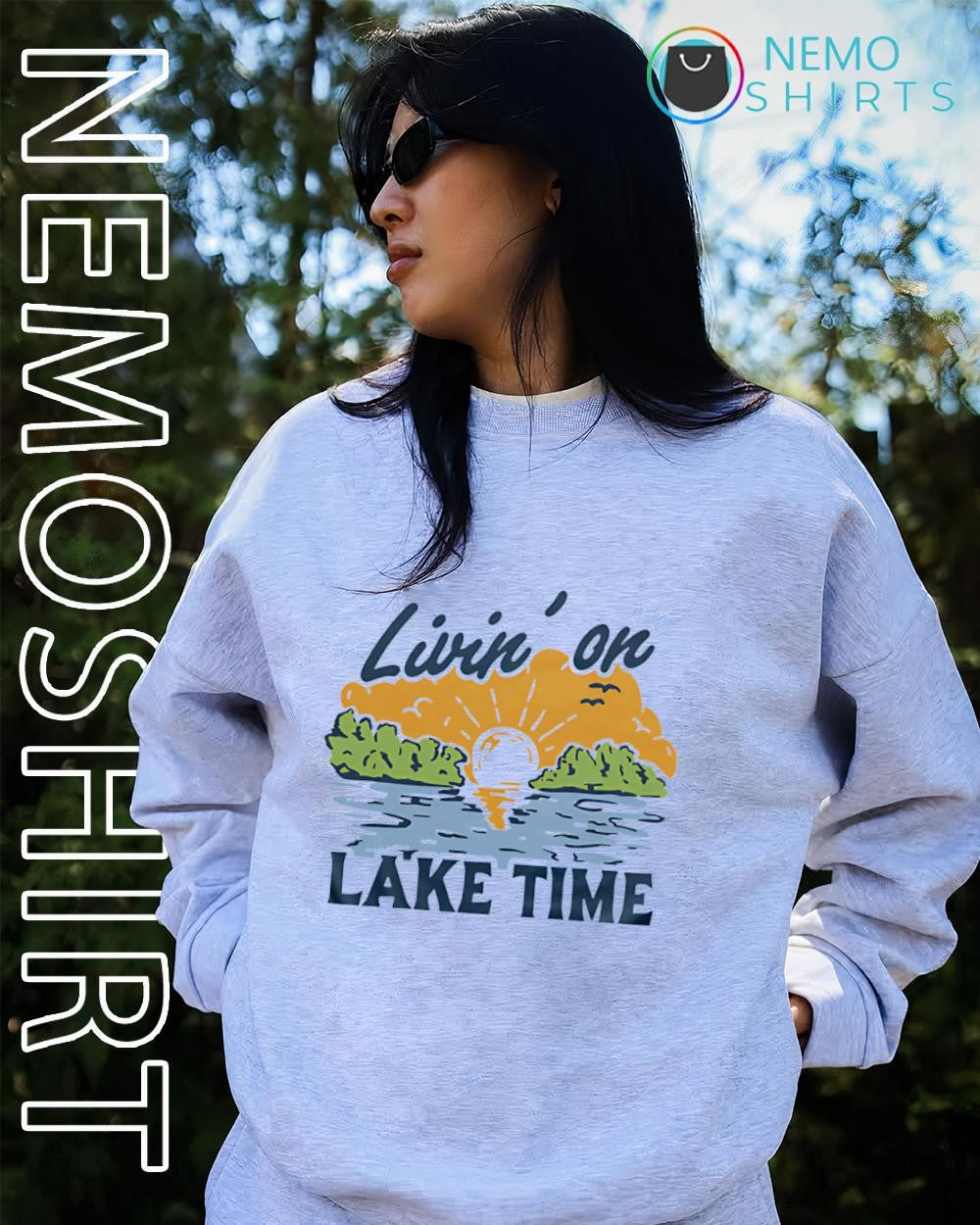 Lake of the Ozarks livin’ on lake time shirt