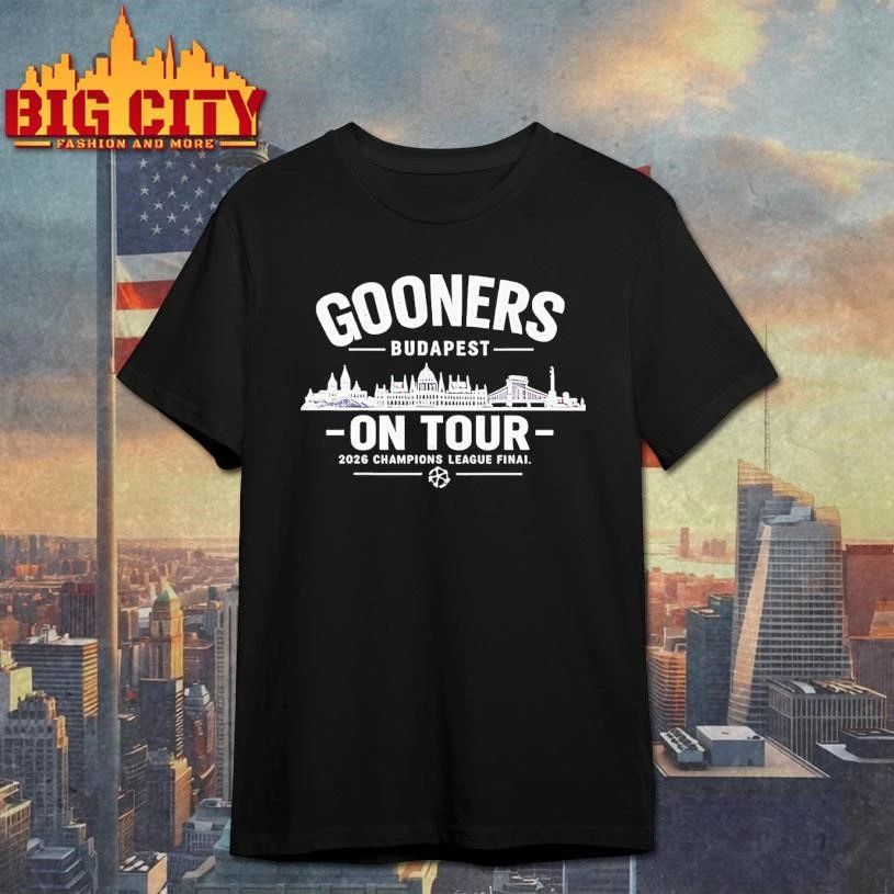 Arsenal Champions League Final Gooners Budapest 2026 Shirt