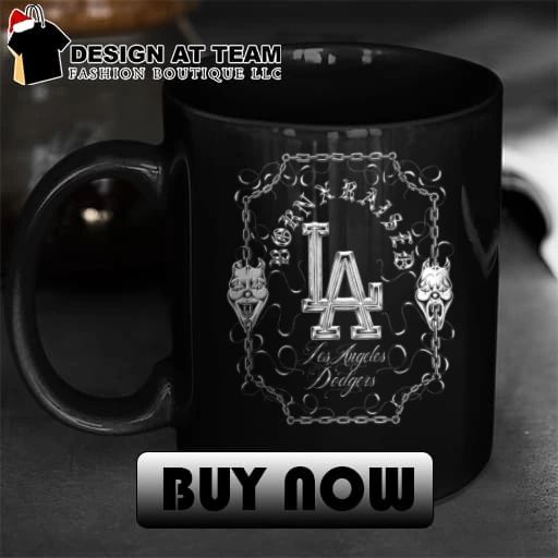 Born x Raised Los Angeles Dodgers LA Logo shirt