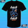 Shai Gilgeous Alexander Piece Hand Mvp Oklahoma City Thunder Basketball Back 2 Back Shirt