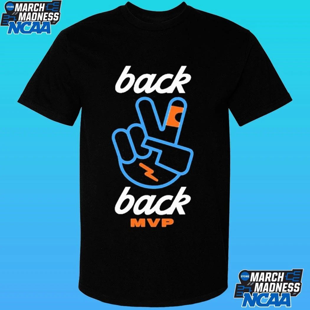 Shai Gilgeous Alexander Piece Hand Mvp Oklahoma City Thunder Basketball Back 2 Back Shirt