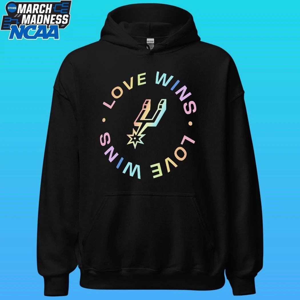 San Antonio Spurs Love Wins Rainbow 2026 Shirt