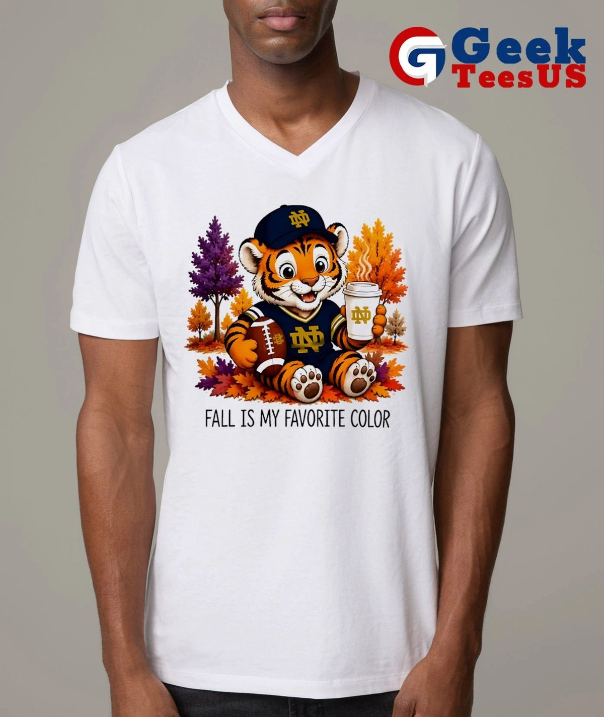 Notre Dame Fighting Irish Tiger Fall Is My Favorite Color College Football 2026 shirt