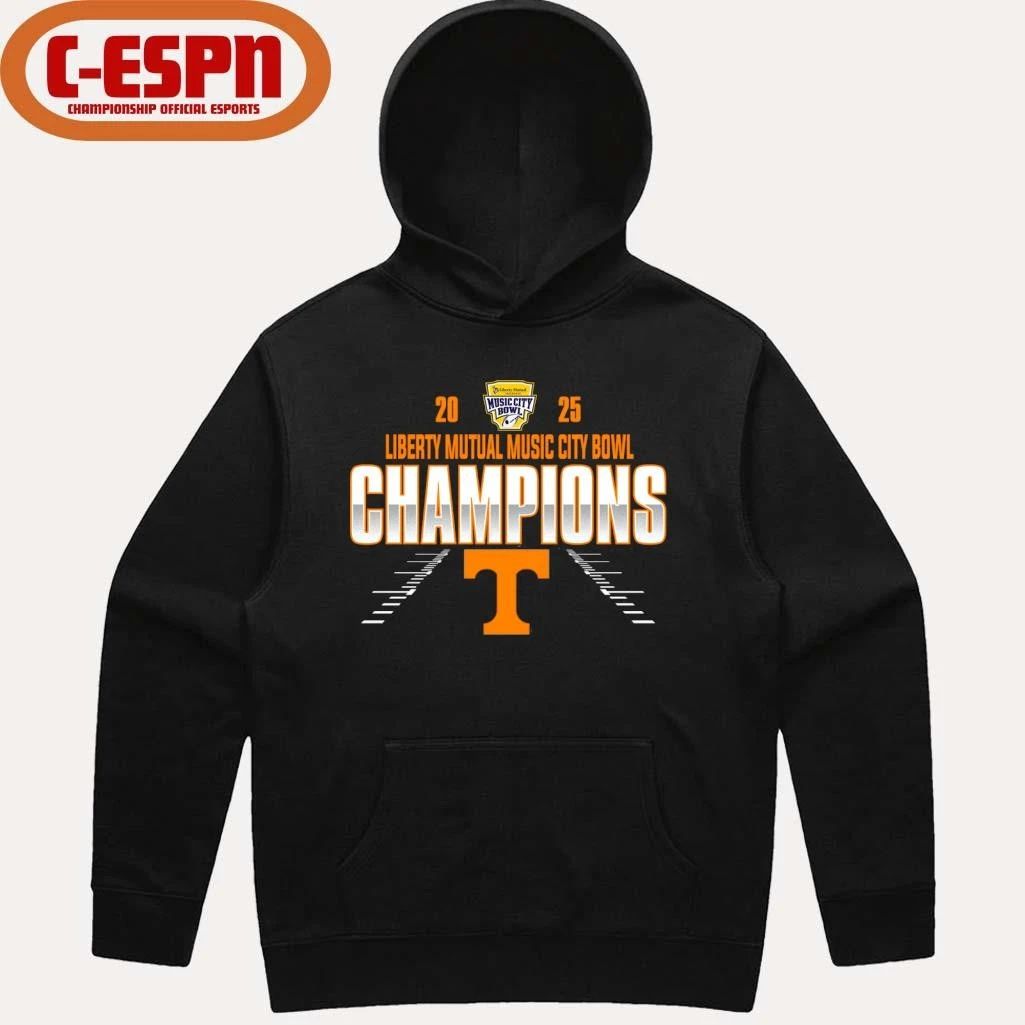 Tennessee Volunteers Liberty Mutual Music City Bowl Champions T-Shirt