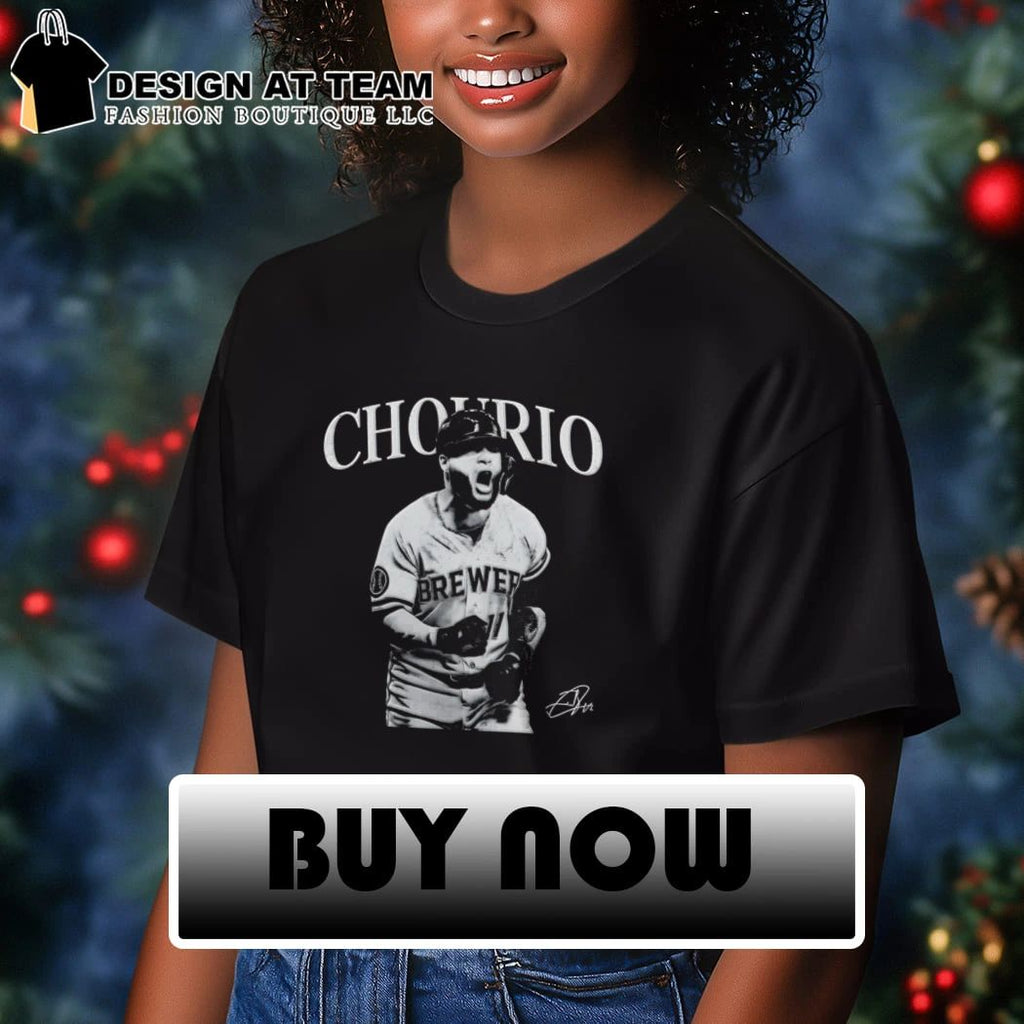 Jackson Chourio Milwaukee Brewers Baseball Player Vintage Graphic signature shirt
