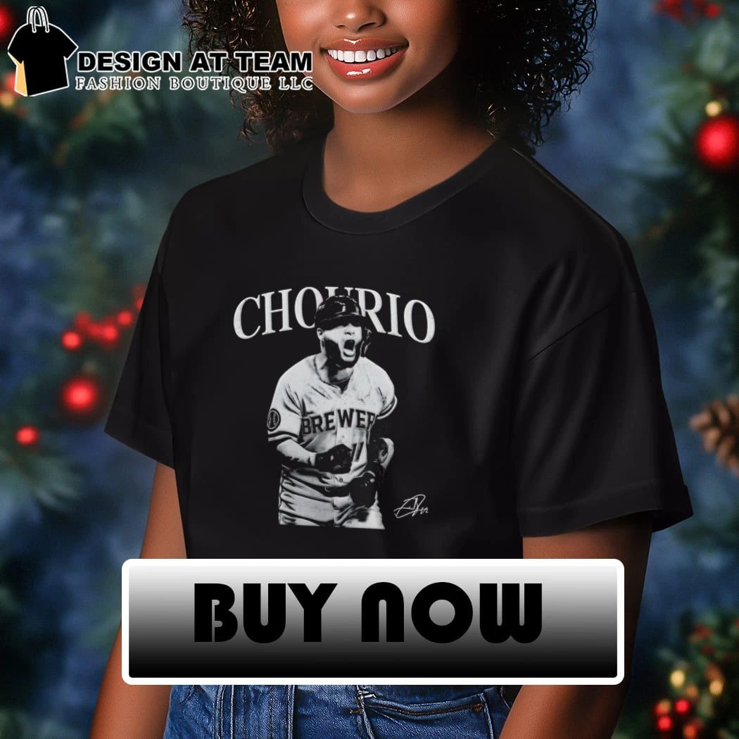 Jackson Chourio Milwaukee Brewers Baseball Player Vintage Graphic signature shirt
