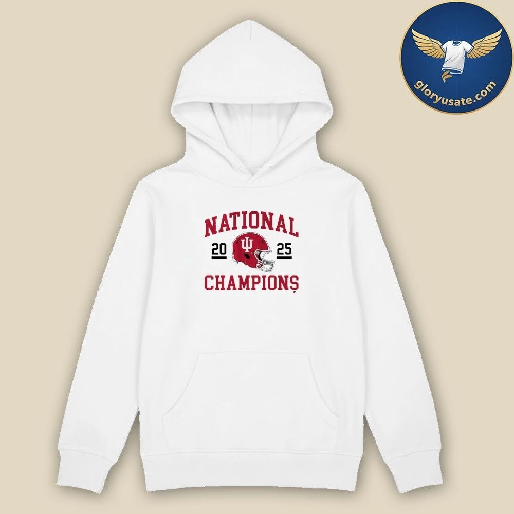 Indiana Football 2025 CFP National Champions Helmet Shirt