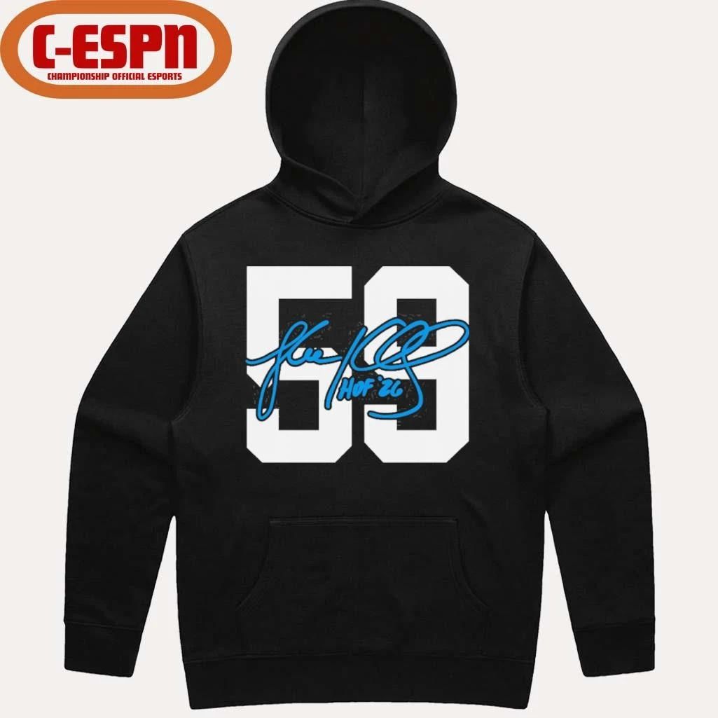 Luke Kuechly Panthers Class of 2026 Elected Signature T-Shirt