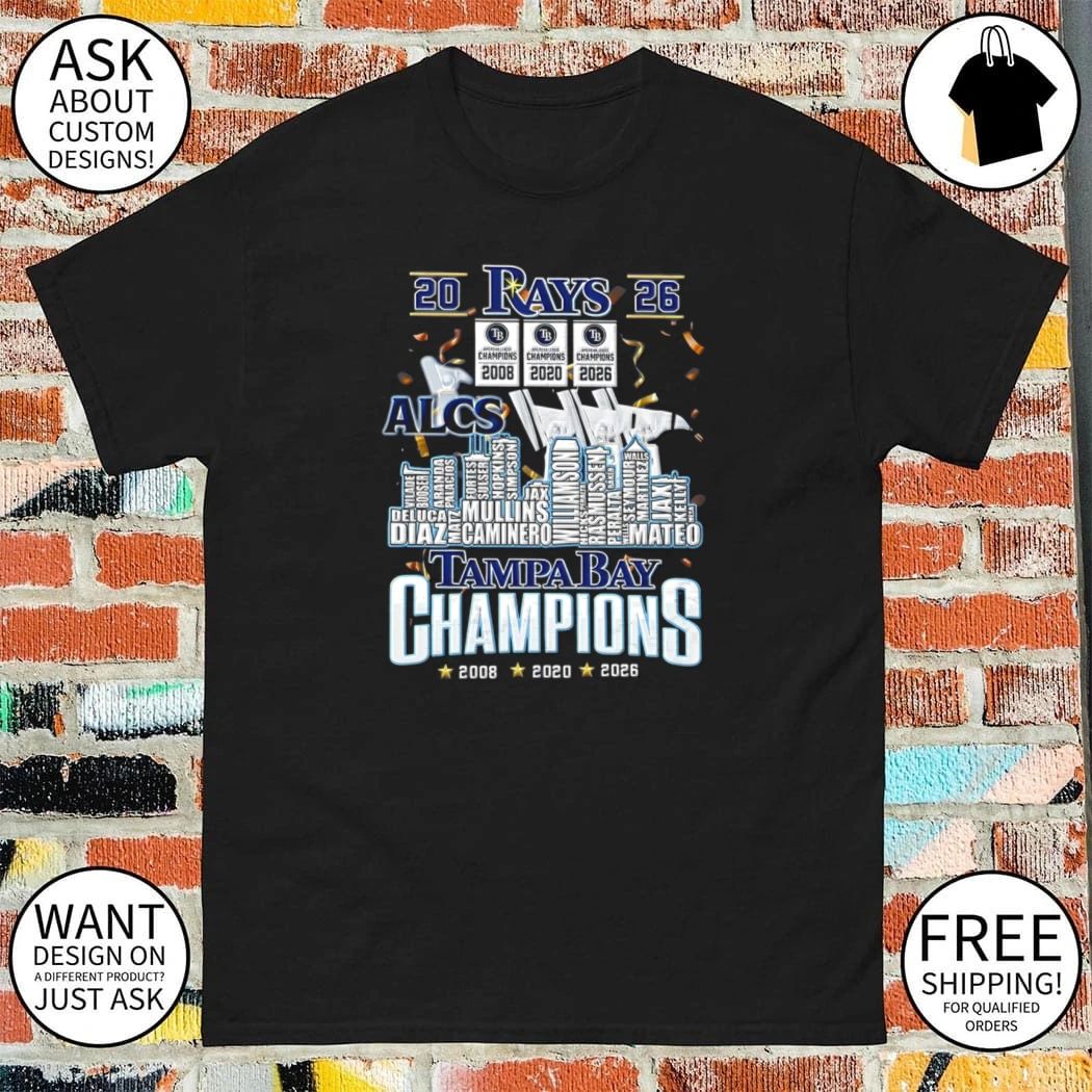 Tampa Bay Rays 3x ALCS Champions 2026 shirt