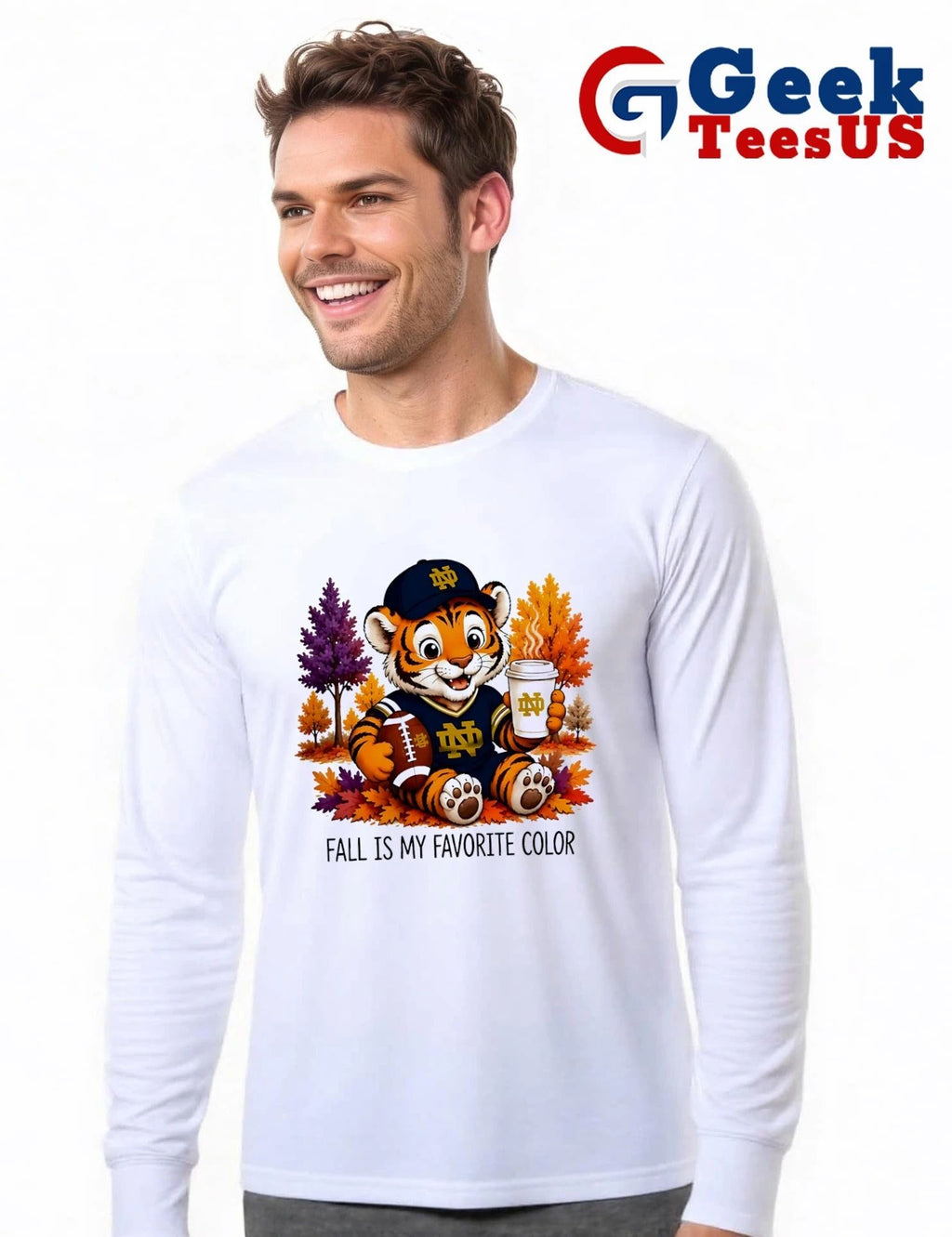 Notre Dame Fighting Irish Tiger Fall Is My Favorite Color College Football 2026 shirt