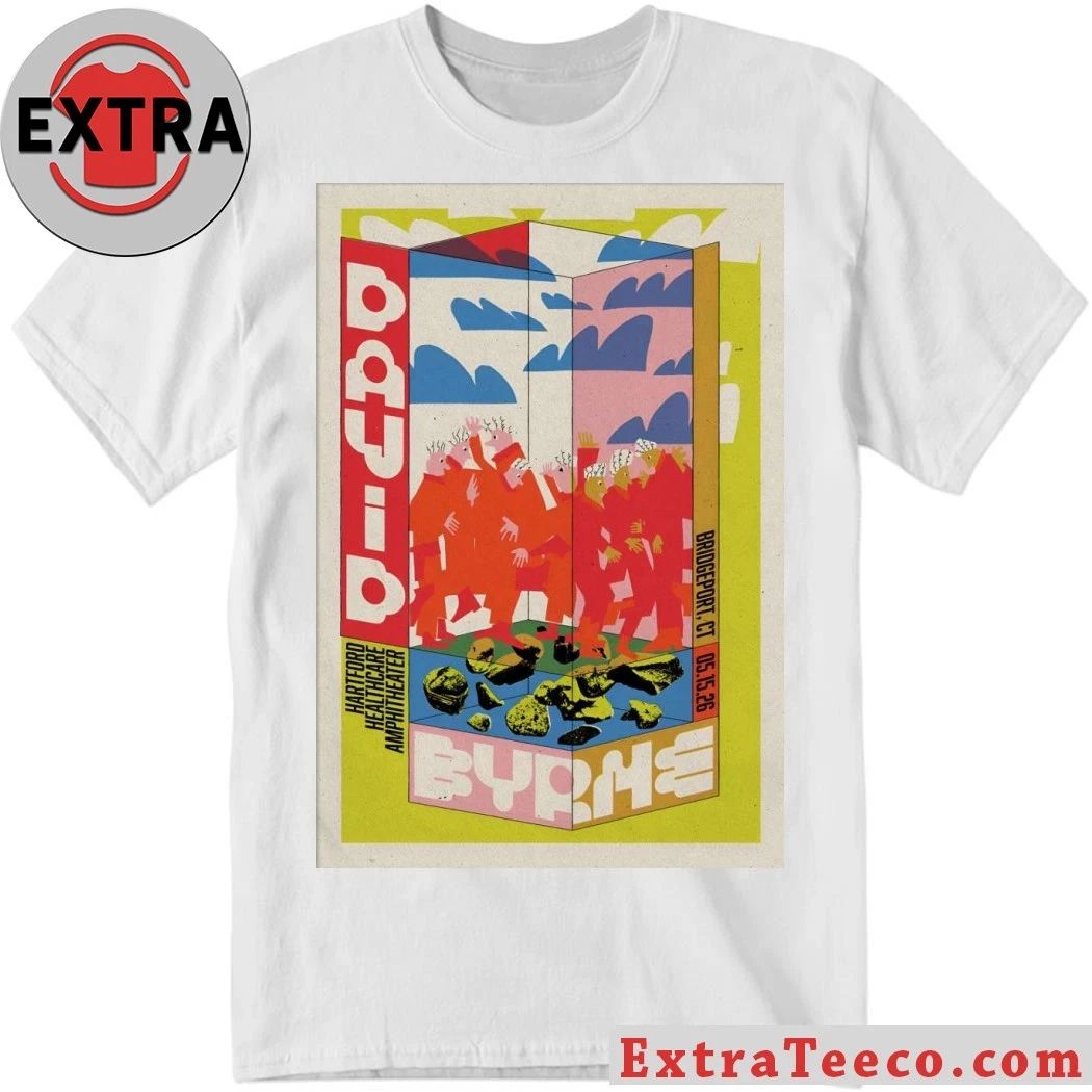 Original David Byrne In Bridgeport CT On May 15 2026 Poster Shirt