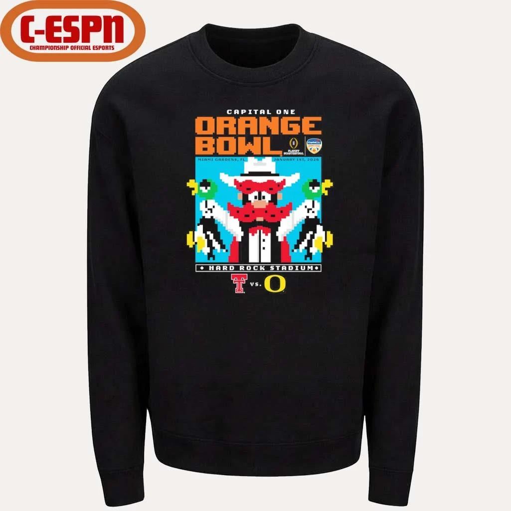 Texas Tech Duck Hunt 2025 Orange Bowl Shirt
