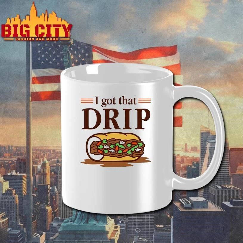 Chicago Italian Beef Sandwich I Got That Drip Graphic Shirt