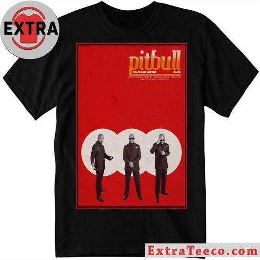 Pitbull May 16 2026 MIDFLORIDA Credit Union Amphitheatre in Tampa FL Poster Shirt