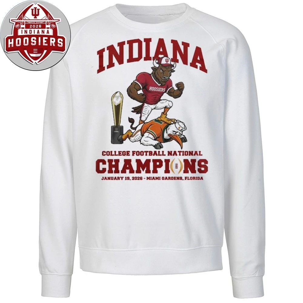 Indiana College Football National Champions January 19 2026 Miami Gardens Florida T-Shirt
