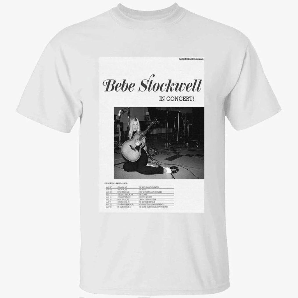 Bebe Stockwell Tour Sep Oct 2026 Poster Shirt