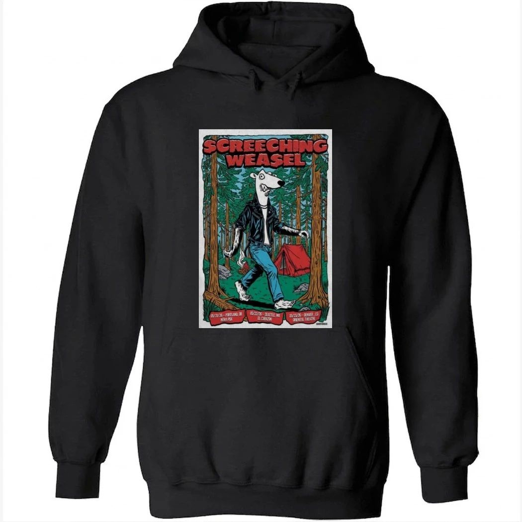 Screeching Weasel Denver, CO Poster May 23 2026 Shirt