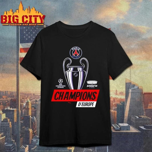 Paris Saint Germain Champions d’Europe 2026 Budapest 26 Final Shirt