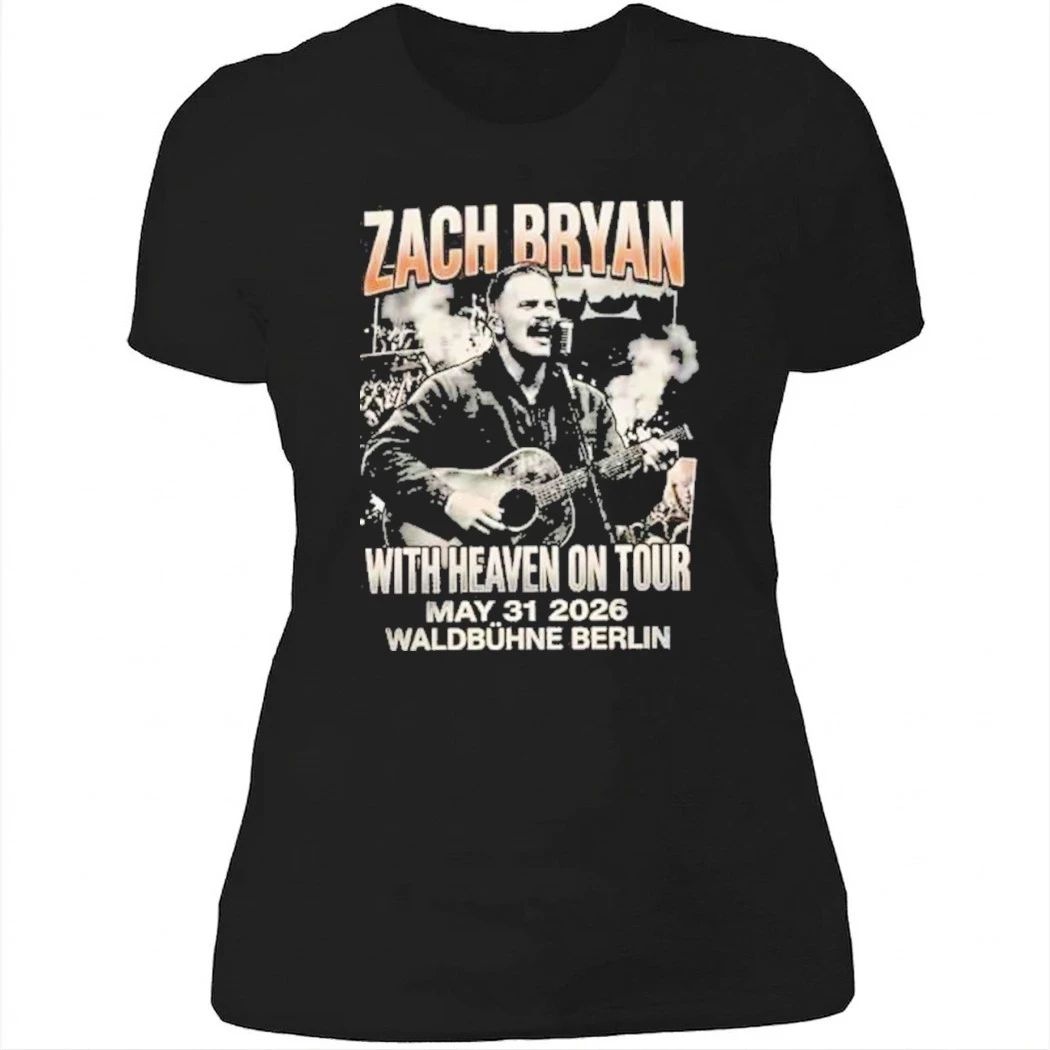 Zach Bryan With Heaven On Tour May 31 2026 Waldbuhne Berlin Vintage Bootleg Shirt