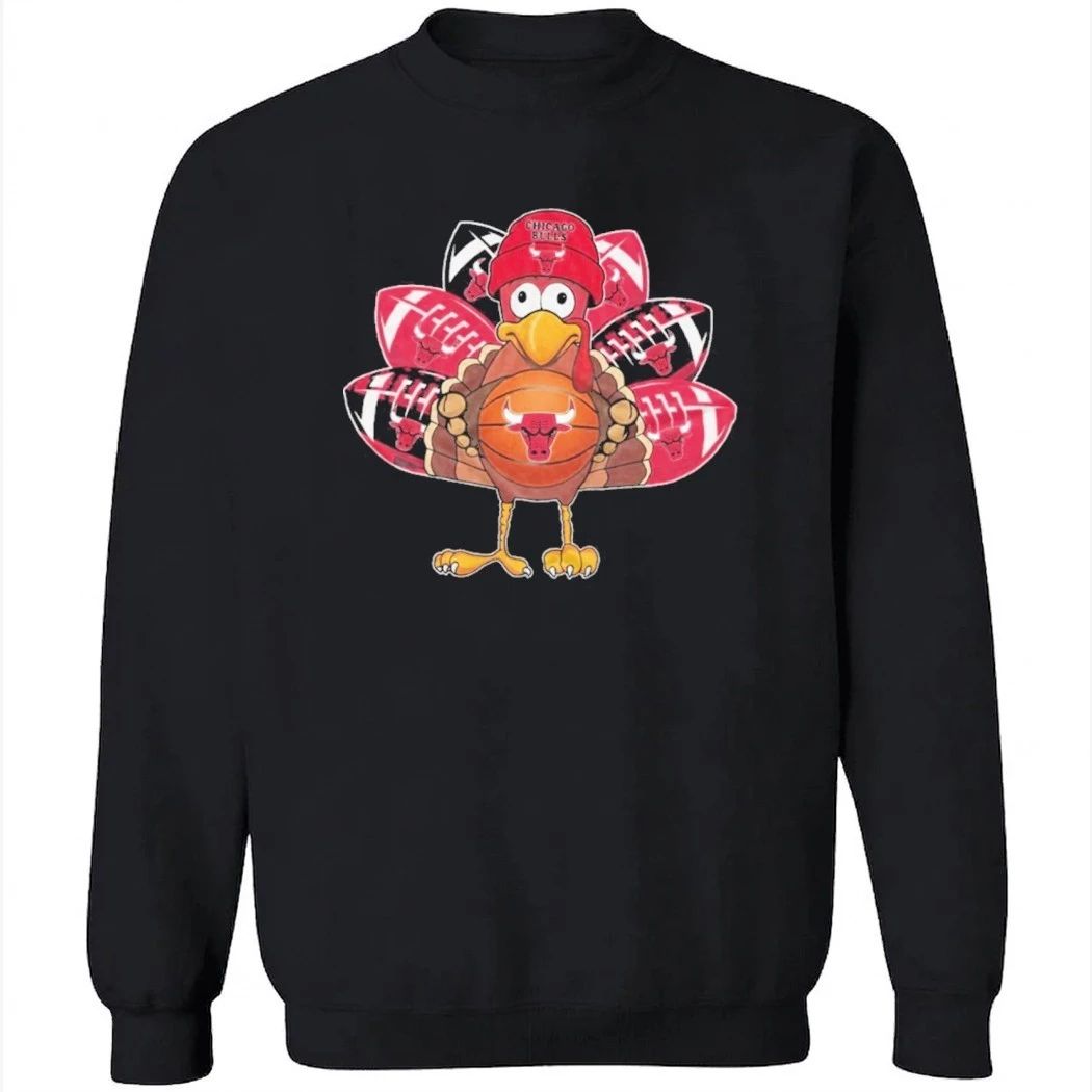 Chicago Bulls Thanksgiving Graphic Shirt