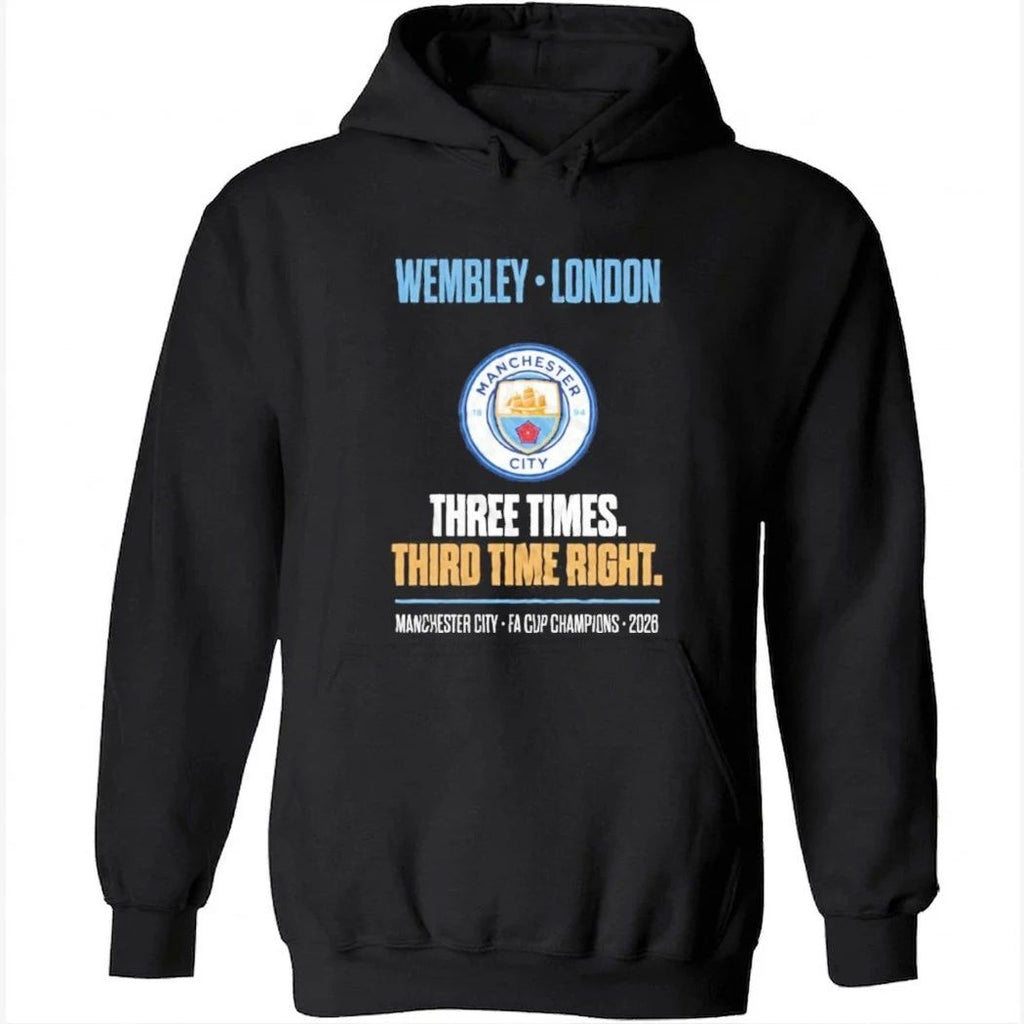 Manchester City FA Cup Champions Wembley 2026 Redemption Shirt