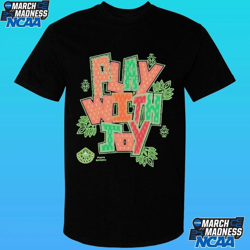 Playa Society Play With Joy Wnba Graphic Shirt