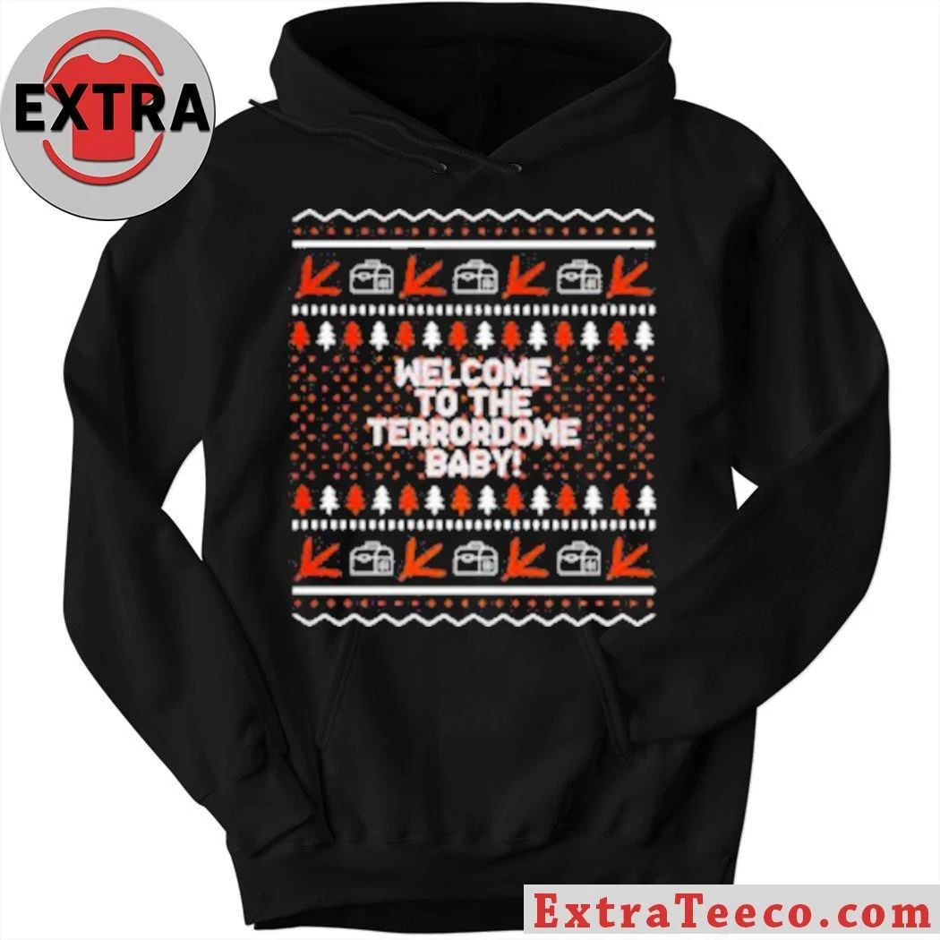 Virginia Tech Hokies welcome to the Terrordome baby ugly Christmas shirt