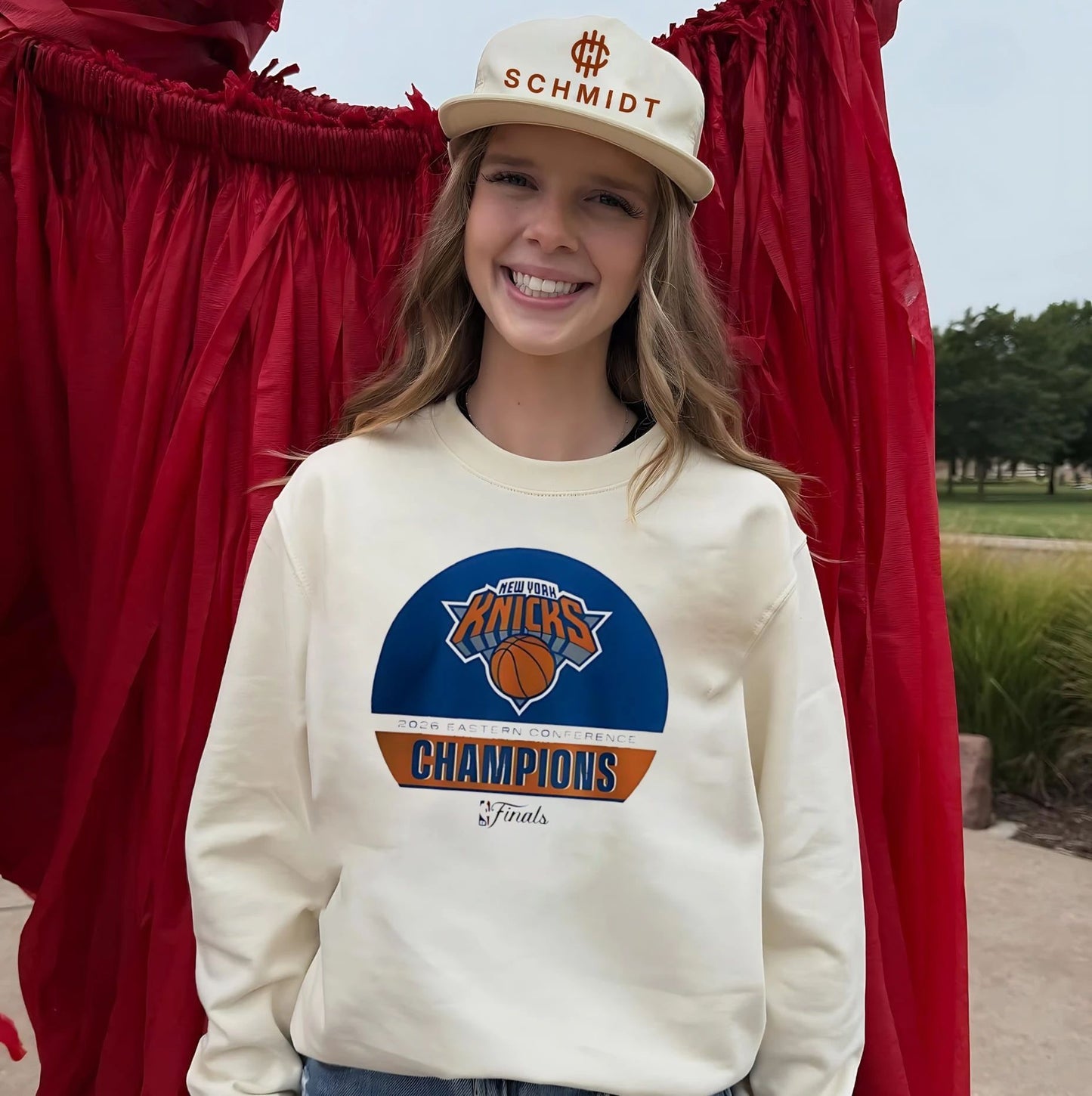 New York Knicks basketball 2026 Eastern Conference Champions Finals logo shirt