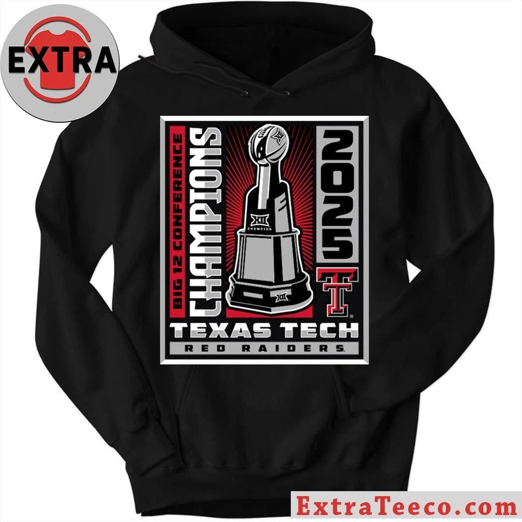 Texas Tech Red Raiders Big 12 CHAMPIONSHIP Winner Win Trophy Shirt