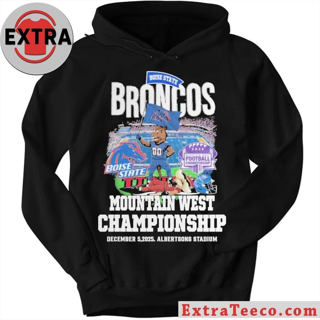 Boise State Broncos Mountain West Conference Championship December 5 2025 Albertsons Stadium Beat UNLV Shirt