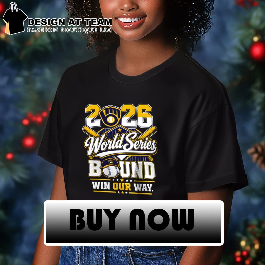 Milwaukee Brewers 2026 World Series Bound Baseball Graphic shirt