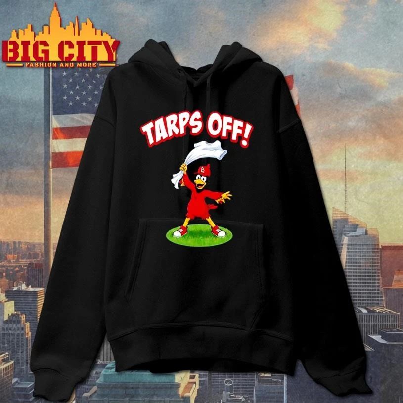 Fredbird St. Louis Cardinals Tarps Off! Mascot Shirt