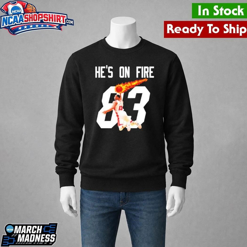 Bam Adebayo 83 Points He’s On Fire Shirt