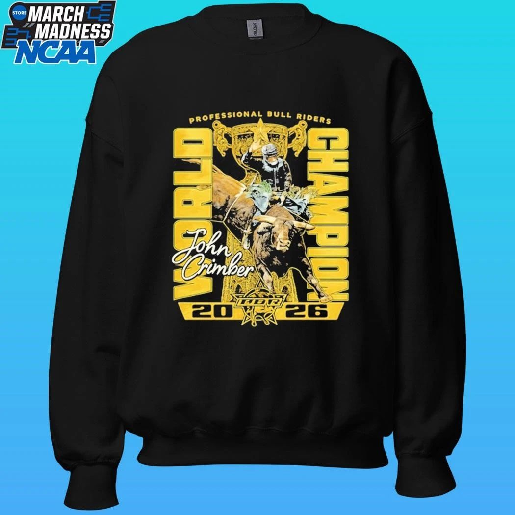 Pbr Professional Bull Riders 2026 World Champion John Crimber Shirt