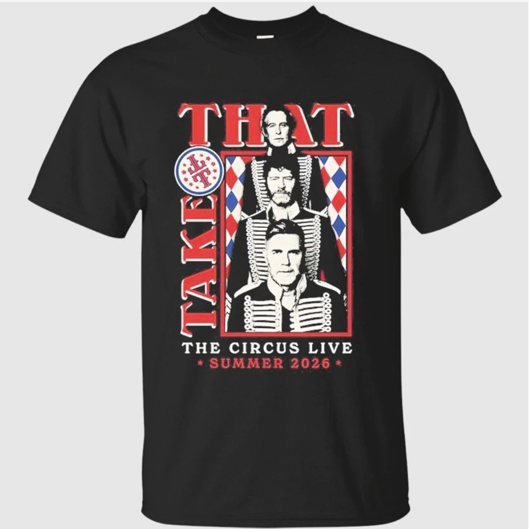 Take That Merch The Circus Live Tour 2026 Photo Shirt
