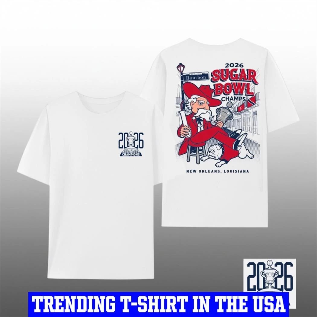 Ole Miss Mr Bourbon 2026 Sugar Bowl Champs Shirt