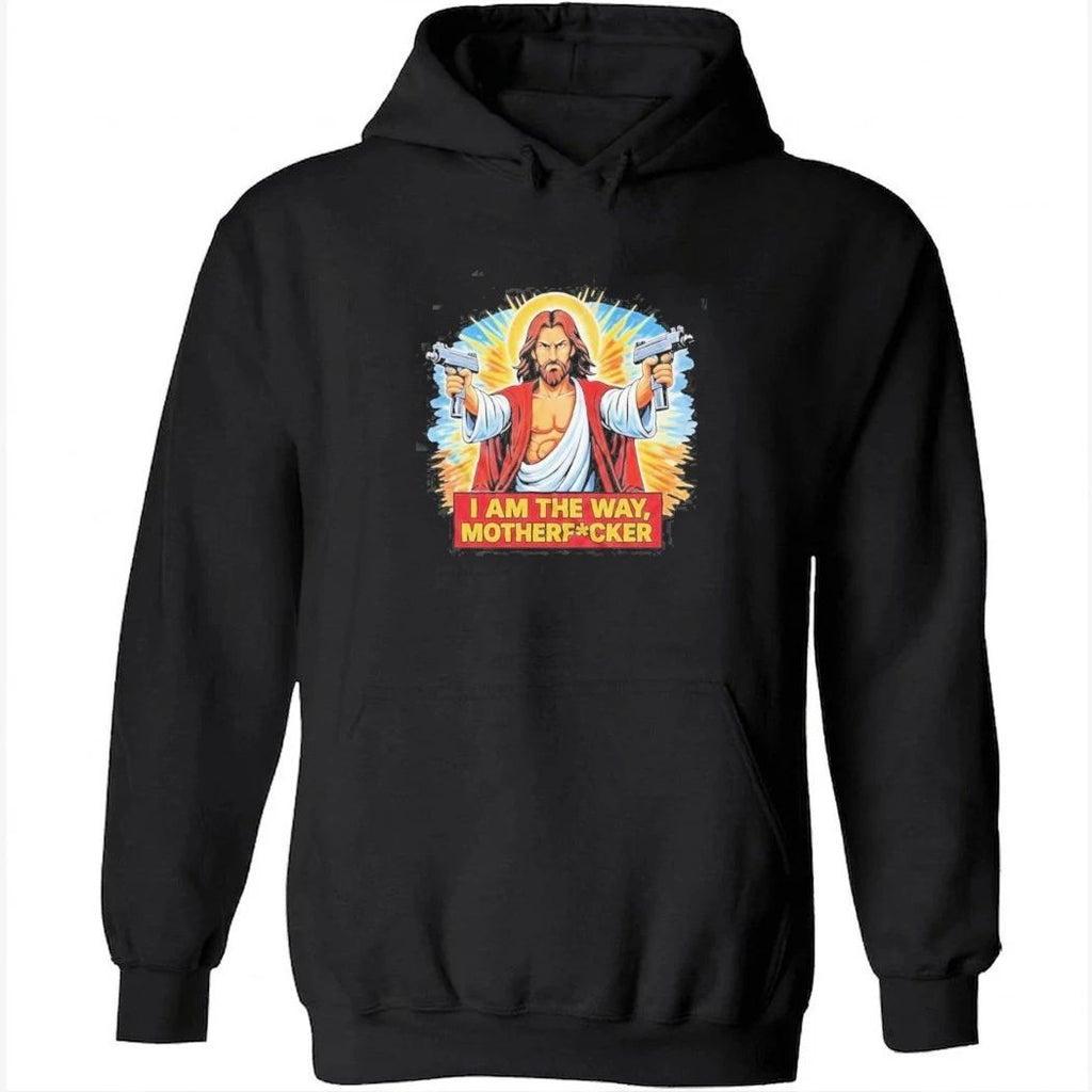 I Am The Way Motherf Cker Funny Jesus Gun Sarcastic Shirt