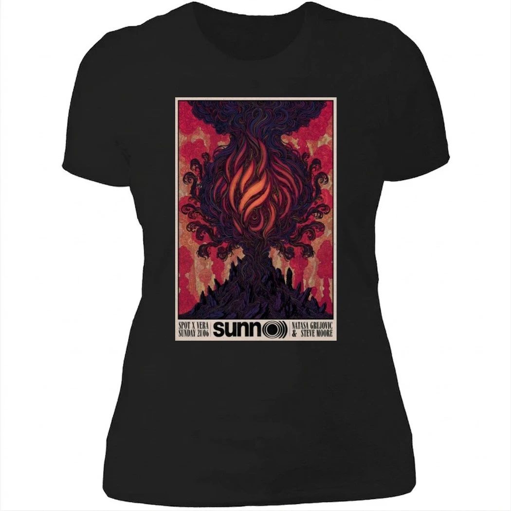 Sunn O 21 06 2026 Natasja Grujovic & Steve Moore Spot x Vera Poster Shirt