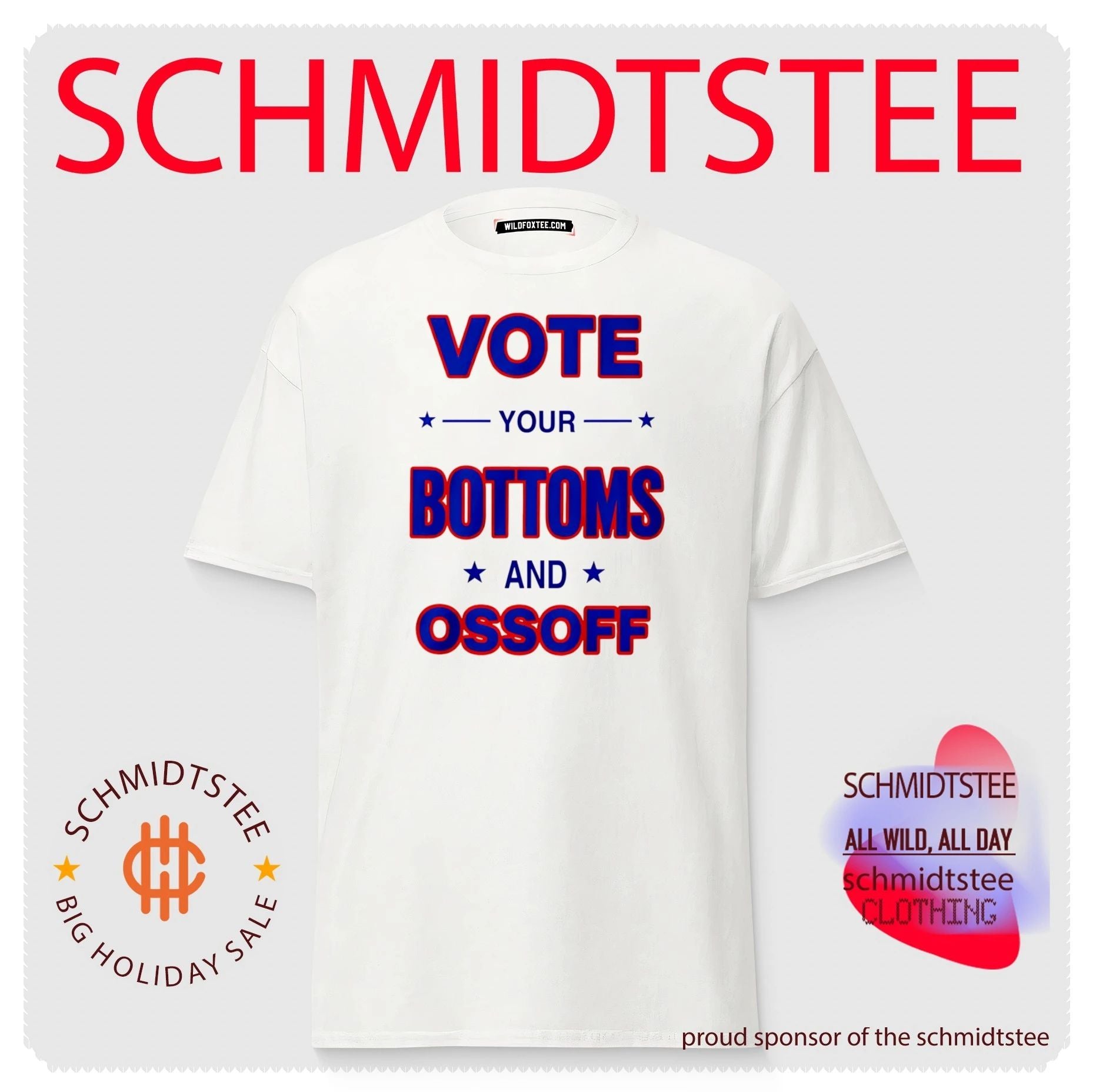 Vote Your Bottoms And Ossoff 2026 shirt
