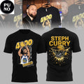 Golden State Warriors Stephen Curry 4000 Threes Pointers And Counting 2026 Shirt
