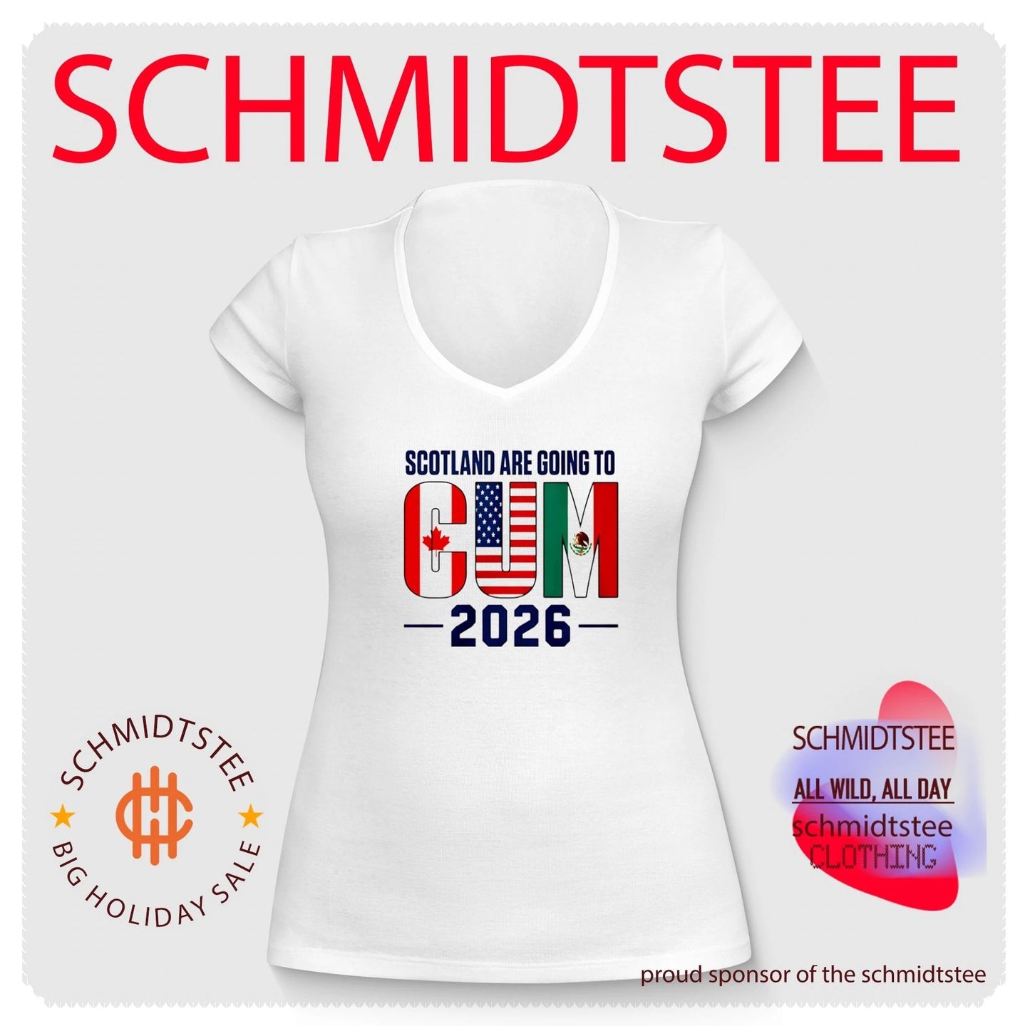 Scotland Are Going To Cum 2026 flag shirt