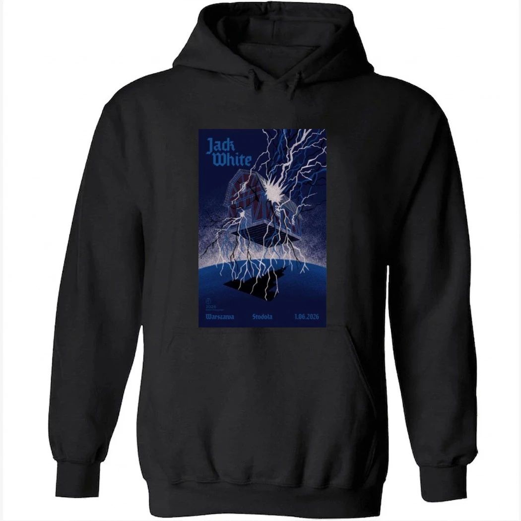Jack White Warszawa Poster June 1 2026 Shirt