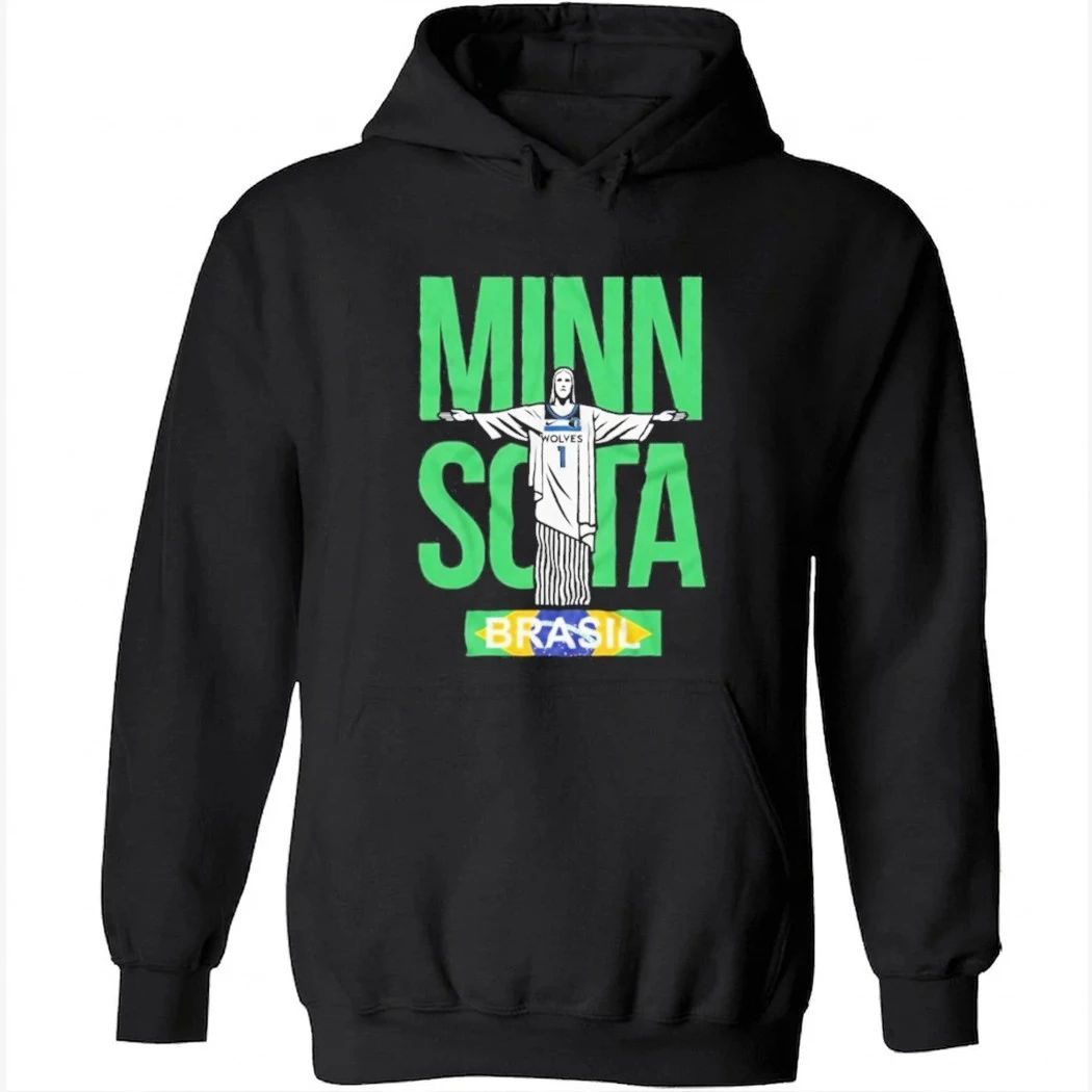 Timberwolves Minnesota Brazil Fan Crossover Shirt