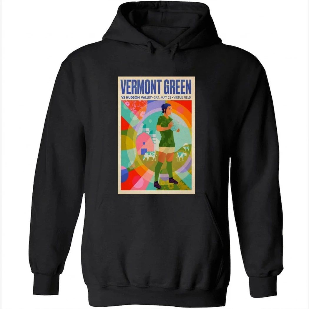 Vermont Green FC vs Hudson Valley Poster Virtue Field May 23 2026 Shirt