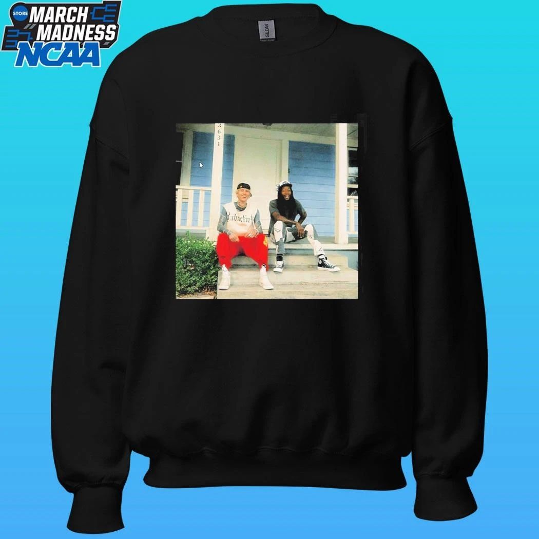 Machine Gun Kelly Mgk X Wiz Khalifa Blog Era Boyz Mixtape Cover Shirt