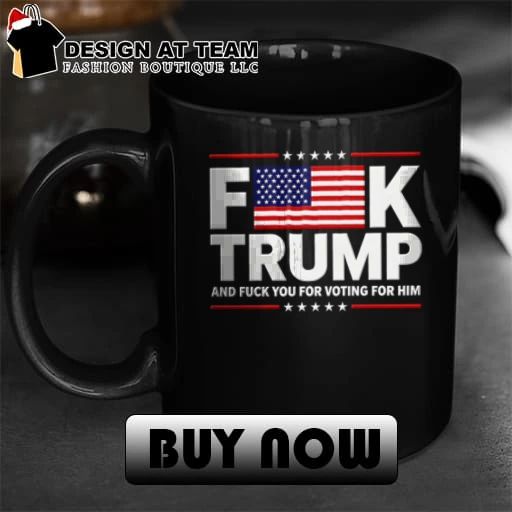 Fuck Trump and fuck you for voting for him FDT American flag shirt