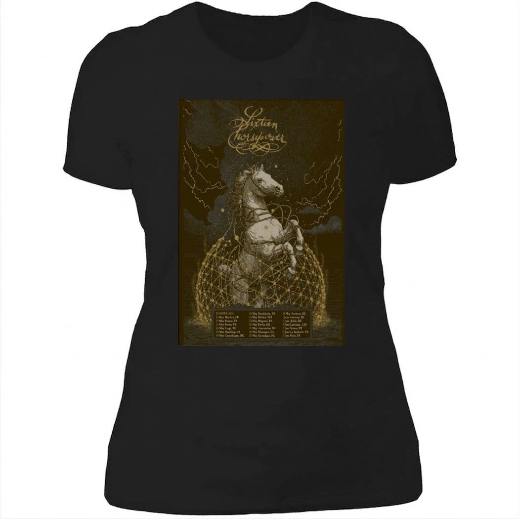 Sixteen Horsepower 2026 Europe Shows Poster Dates Shirt