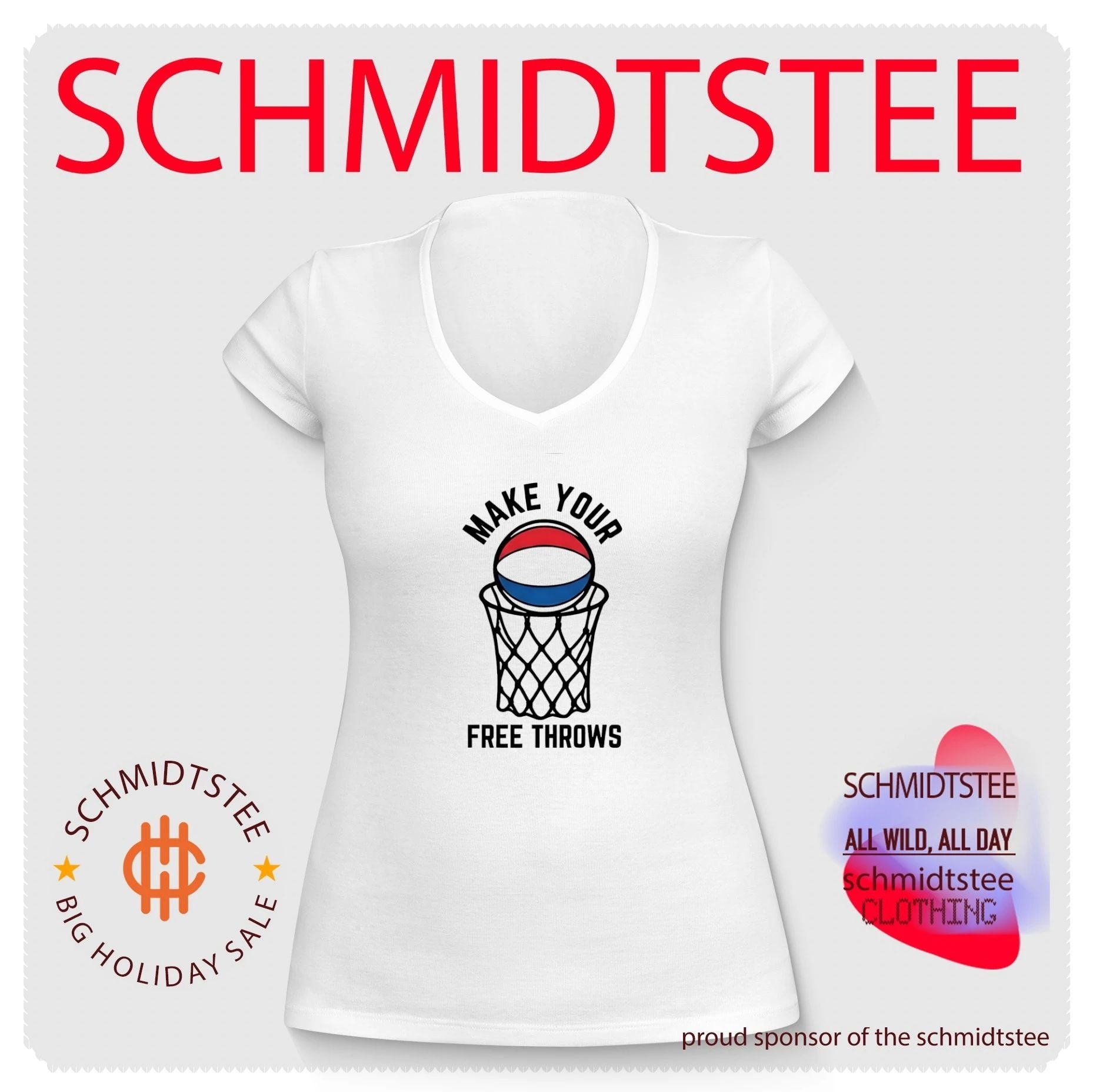 Make your free throws graphic shirt
