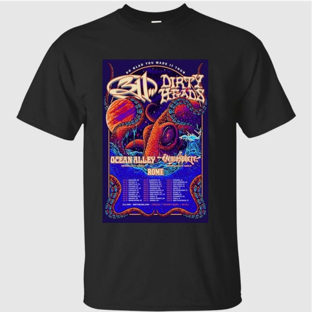 311 x Dirty Heads Bring “So Glad You Made It Tour Poster Shirt